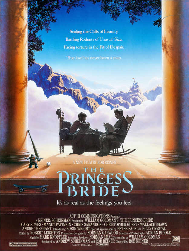 Poster Die Braut des Prinzen (Englisch)