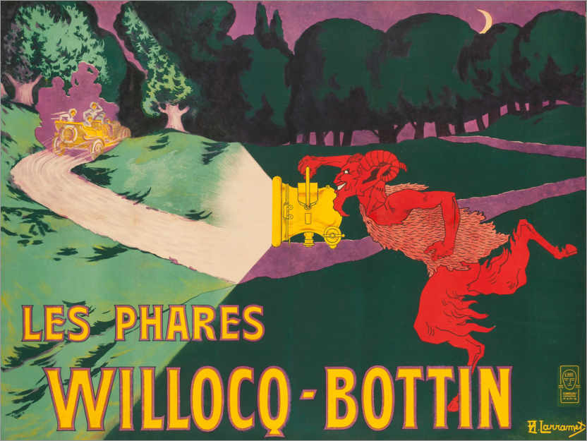 Poster Les Phares Willocq & Bottin