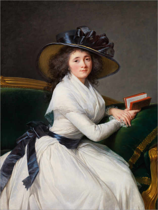 Poster Porträt der Gräfin von la Châtre