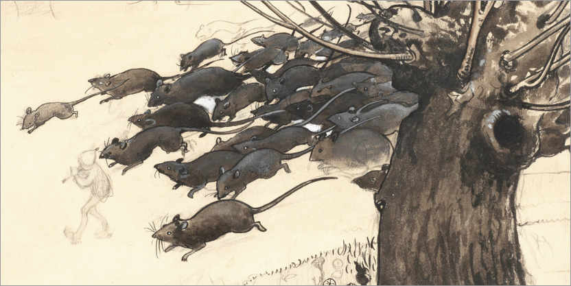 Poster Die weinenden Ratten bei Glimmingehus