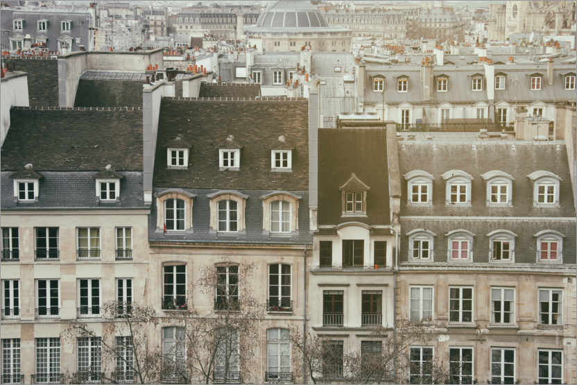 Poster Pariser Dächer