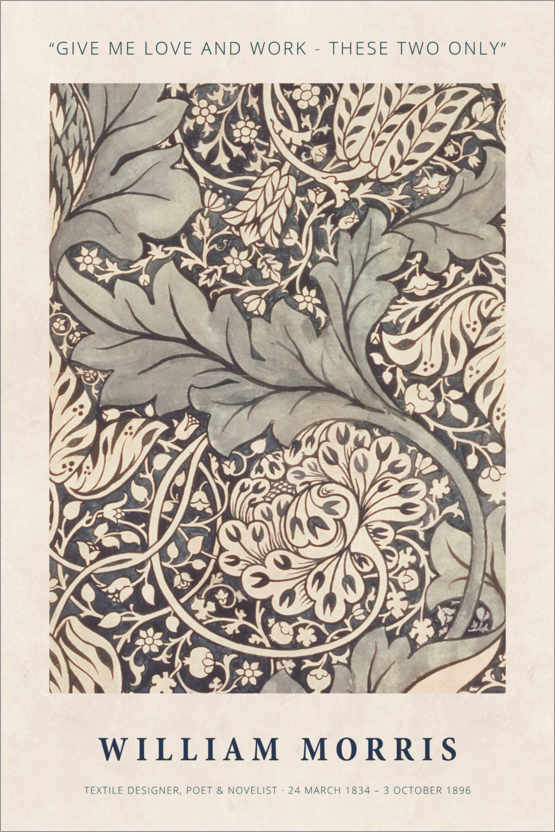 Poster William Morris - Love and work