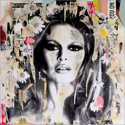Poster  Brigitte Bardot - Michiel Folkers
