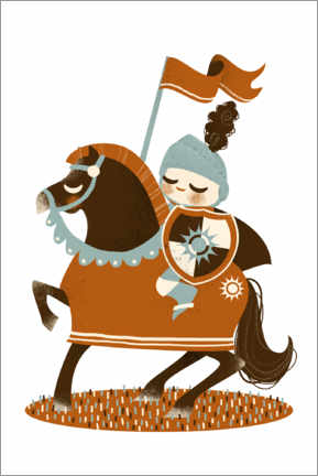 Poster Der Ritter zu Ross