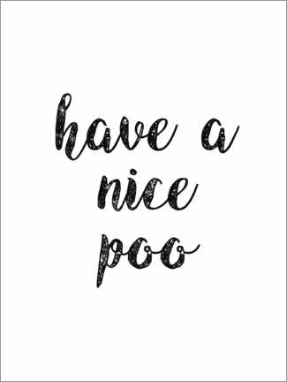Poster Have a nice poo