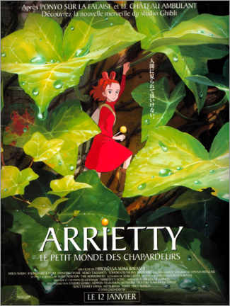 Holzbild  Arrietty - Die wundersame Welt der Borger (Französisch) - Vintage Entertainment Collection
