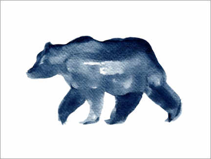 Poster Bären - Silhouette