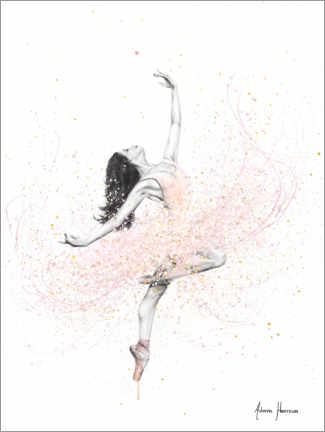 Poster Frühlingsrosen-Tanz