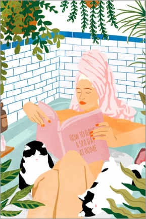 Poster How to have a spa day at home