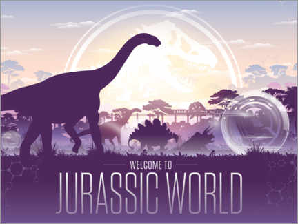 Leinwandbild  Jurassic World - Willkommen