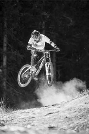 Hartschaumbild  Mountainbiker - Christian Vorhofer