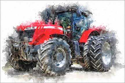 Alubild  Traktor I - Peter Roder