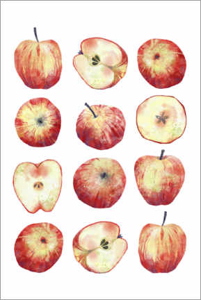 Poster Äpfel