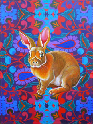 Poster  Kaninchen - Jane Tattersfiel