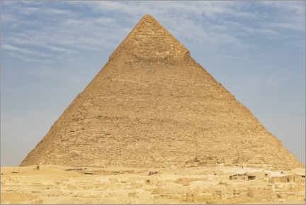 Poster Pyramide des Chephren in Gizeh