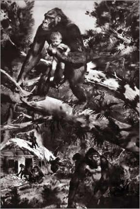 Poster  Tarzan by Zdenek Burian I