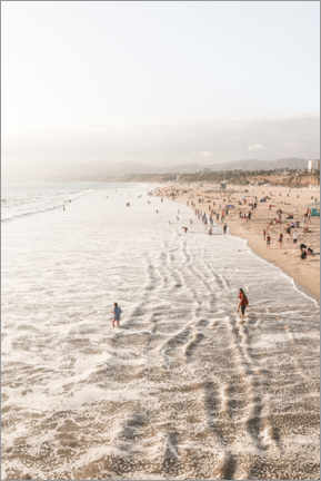 Wandbild  Santa Monical Beach, Kalifornien - Henrike Schenk