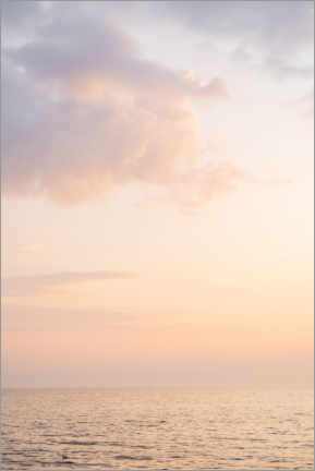 Poster  Pastell-Sonnenuntergang in Holland - Henrike Schenk