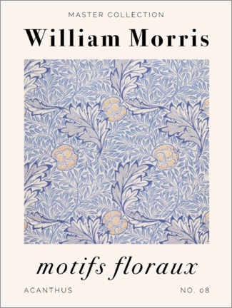 Acrylglasbild  Motifs Floraux - Acanthus - William Morris
