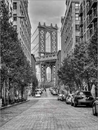 Holzbild  Manhattan-Brücke - Assaf Frank