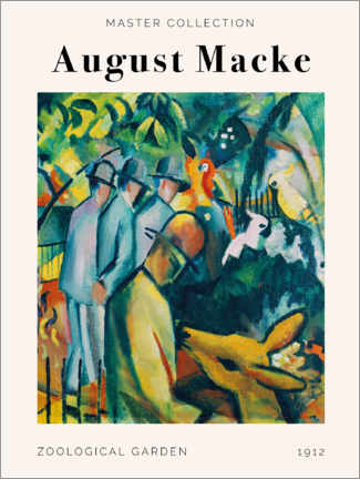 Poster  August Macke - Zoological Garden - August Macke