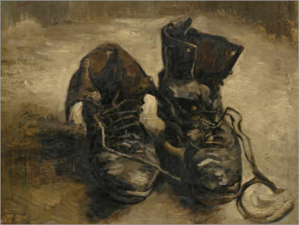 Acrylglasbild  Schuhe, 1886 - Vincent van Gogh