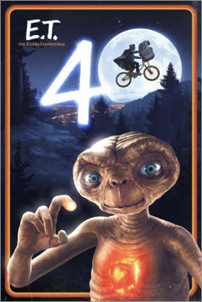 Poster  E.T. - 40th Anniversary