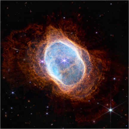 Wandsticker  James Webb - Southern Ring Nebula - NASA