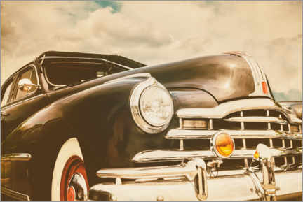 Poster Das klassische Auto der 50er