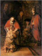 Wandsticker  Die Rückkehr des verlorenen Sohnes - Rembrandt van Rijn
