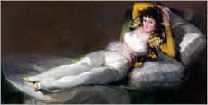 Wandsticker  Bekleidete Maja - Francisco José de Goya