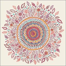 Gallery Print  Sonnenblumen-Mandala - Janet Broxon