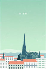 Poster Wien Illustration