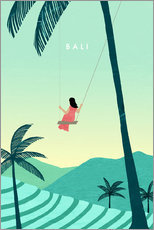 Alubild  Bali Illustration - Katinka Reinke