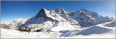 Acrylglasbild  Skifahren am Eiger - Gerhard Albicker