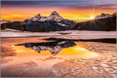 Acrylglasbild  Sonnenaufgang in Berchtesgaden - Fotomagie