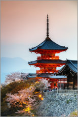 Poster  Kiyomizudera-Tempel in Kyoto, Japan - Matteo Colombo