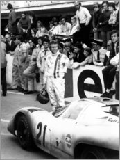 Hartschaumbild  Le Mans, Steve McQueen
