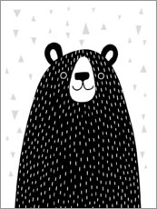 Poster Freundlicher Grizzlybär