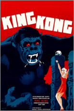 Acrylglasbild  King Kong (dänisch) - Vintage Entertainment Collection