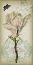 Poster Kartusche & Floral I