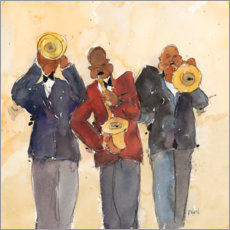 Hartschaumbild  Jazz Trio I - Samuel Dixon