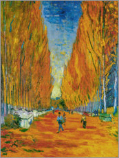 Acrylglasbild  L'Allee des Alyscamps - Vincent van Gogh
