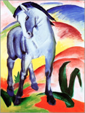 Poster Blaues Pferd I