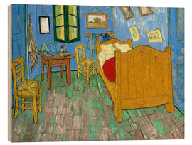 Holzbild  Van Gogh's Schlafzimmer in Arles - Vincent van Gogh