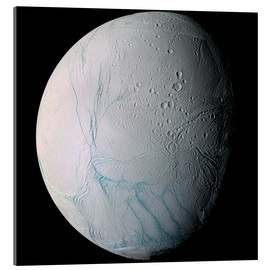 Acrylglasbild  Saturnmond Enceladus