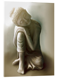 Acrylglasbild  Ruhender Buddha - Christine Ganz