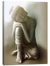 Leinwandbild  Ruhender Buddha - Christine Ganz