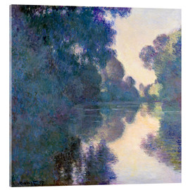 Acrylglasbild  Morgen an der Seine, nahe Giverny - Claude Monet