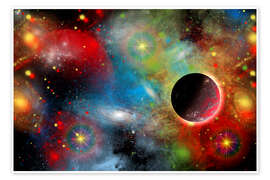Wandbild  Buntes Universum - Mark Stevenson